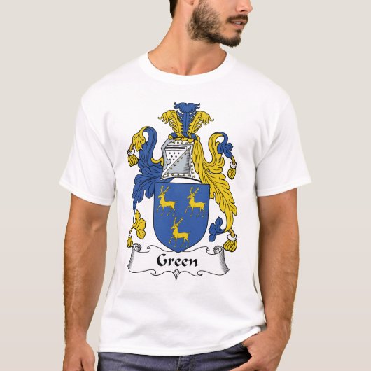 緑の家紋 Tシャツ (正面)