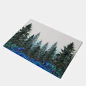 緑の小ぎれいな森林 ドアマット (アングル)