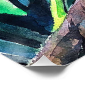 緑の小さなマカオ ポスター (コーナー)