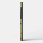 緑の小さなヤギ – ヤギの群れパターン Case-Mate iPhoneケース (裏面 / 左)