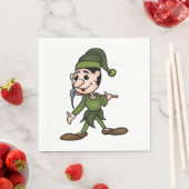 緑の小人ナプキン スタンダードランチョンナプキン (インサイチュ)