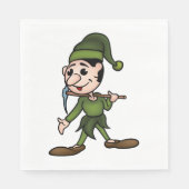 緑の小人ナプキン スタンダードランチョンナプキン (正面)