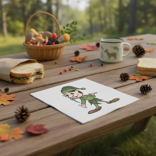 緑の小人ナプキン スタンダードランチョンナプキン