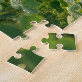 緑の小人（アイルランドの妖精）が金貨を鑑賞する ジグソーパズル (側面)