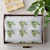 緑の小妖精の帽子の白のティッシュペーパー 薄葉紙 (ギフト)