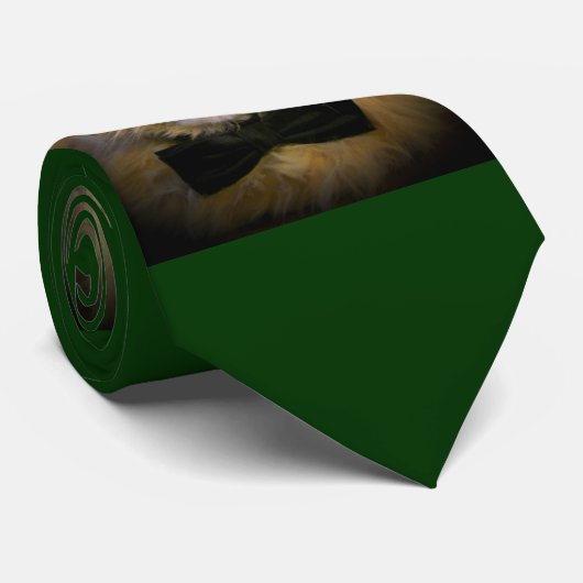 緑の小妖精猫 ネクタイ (ロール)