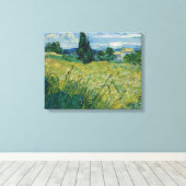 緑の小麦 | 1889 キャンバスプリント (インサイチュ (ウッドフロア))