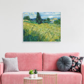 緑の小麦 | 1889 キャンバスプリント (インサイチュ (リビング))