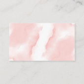 緑の少女ピンクの赤ちゃんシャワーベビー用の本 エンクロージャーカード (裏面)