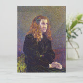 緑の少女(by Theo van Rysselberghe) カード (スタンド正面)