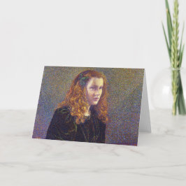 緑の少女(by Theo van Rysselberghe) カード