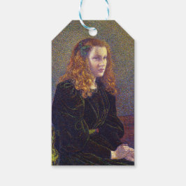 緑の少女(by Theo van Rysselberghe) ギフトタグ