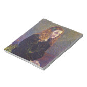 緑の少女(by Theo van Rysselberghe) ノートパッド (回転)
