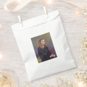 緑の少女(by Theo van Rysselberghe) フェイバーバッグ (クリップ留めされた状態)