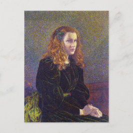 緑の少女(by Theo van Rysselberghe) ポストカード