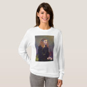 緑の少女(by Theo van Rysselberghe) Tシャツ (正面フル)