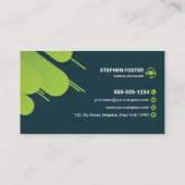 緑の屋根サービス 修理・設置 名刺 (裏面)