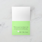 緑の山かっこありがとうございます サンキューカード (内部)