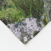 緑の山 フリースブランケット (角)