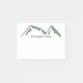 緑の山 ポストイット (正面)