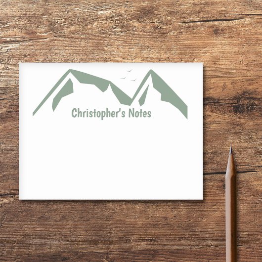 緑の山 ポストイット