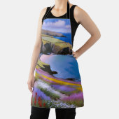 緑の崖とAzure Waves エプロン (インサイチュ)