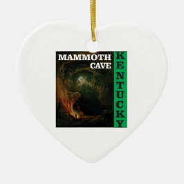 緑の巨大な洞窟ケンタッキー セラミックオーナメント