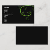 緑の巻き線 名刺 (正面/裏面)