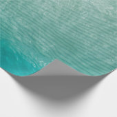 緑の布のクローズアップ ラッピングペーパー (角)