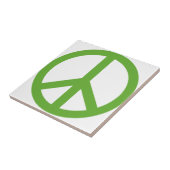 緑の平和記号 タイル (側面)