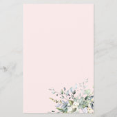 緑の幾何学的どのくらいよく花嫁を知っている チラシ (裏面)