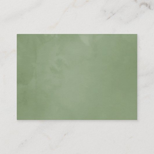 緑の幾何学的な赤ちゃんシャワーブックリクエスト エンクロージャーカード (裏面)