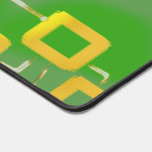 緑の幾何学的デスクマット デスクマット (コーナー)