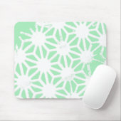 緑の幾何学的パターン マウスパッド (マウス)