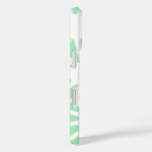 緑の幾何学的パターン Case-Mate iPhoneケース (裏面 / 右)