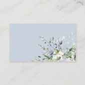 緑の幾何学的ブライダルシャワーレシピ要求 エンクロージャーカード (裏面)