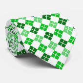 緑の度のアーガイルカスタムネクタイ ネクタイ (ロール)