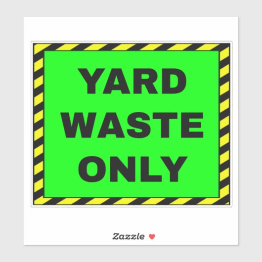 緑の庭のゴミ シール (シート)