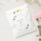 緑の庭葉のフレーム結婚ズ フェイバーバッグ (封をした状態)