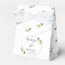 緑の庭葉のフレーム結婚ズ フェイバーボックス