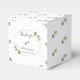 緑の庭葉のフレーム結婚ズ フェイバーボックス