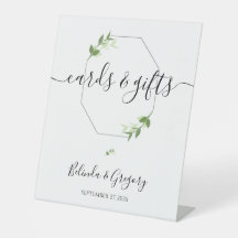 緑の庭葉のフレーム結婚ズ