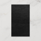 緑の建物アイコン 名刺 (裏面)