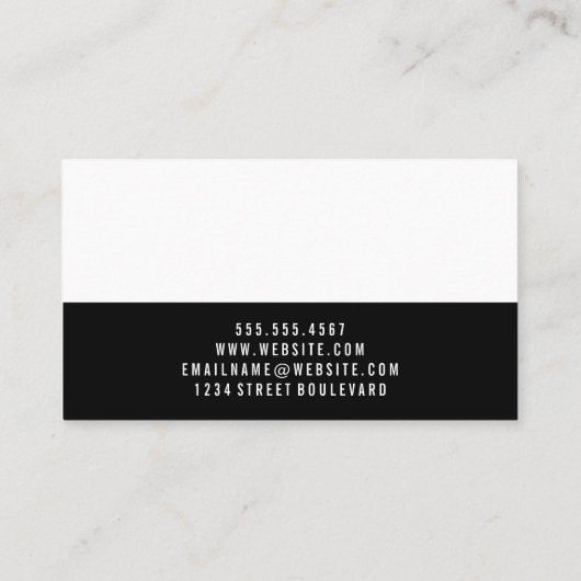 緑の建物アイコン 名刺 (裏面)