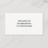 緑の建物アイコン 名刺 (裏面)