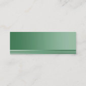 緑の建設業カード スキニー名刺 (裏面)