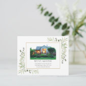 緑の引越しホーム写真 案内ポストカード (スタンド正面)