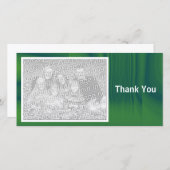緑の影 サンキューカード (正面/裏面)