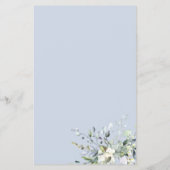 緑の彼女はむしろブライダルシャワーのゲームフライヤー チラシ (裏面)