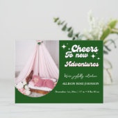 緑の応援から新しい冒険クリスマス誕生 案内状 (スタンド正面)